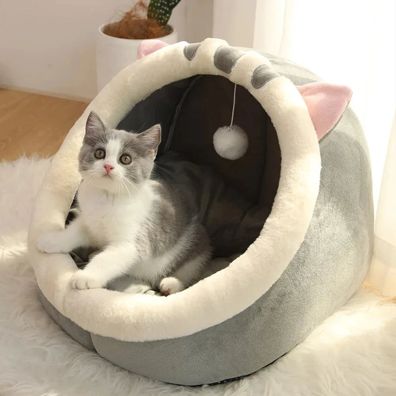 Washable Pet Lounger Cushions, Cat Mat Beds, Warm and Soft Baskets, Cozy Warm Cat Kennels, House Tents, Small Pet Dogs, Winter