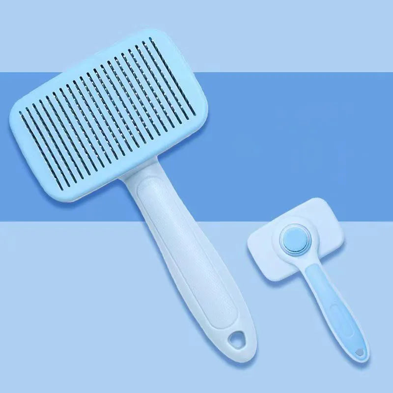 Self Cleaning Dog Brush Comb Pet Grooming Hair Remover Combs Brush Floating Hair Pet Grooming Brush Cat Supplies